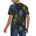 thumbnail image 2 of Picia Sunflowers Pattern Mens Polo Shirts Quick Dry Short Sleeve Golf T Shirt Performance Moisture Wicking Casual Workout Baseball T-shirt-X-Large, 2 of 7