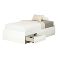 thumbnail image 3 of South Shore Hazen, Mates Bed, Twin, White Pine, Farmhouse Style, 3 of 10