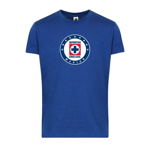 Adult Unisex Cruz Azul Cotton Tee Shirt | Liga MX - Royal Blue - Small