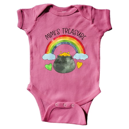 

Inktastic Mimi s Treasure St. Patrick s Day Rainbow and Gold Gift Baby Boy or Baby Girl Bodysuit