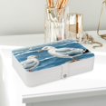 thumbnail image 6 of Seagull PU Leather Jewelry Organizer with Removable Compartment, Portable Decorative Box, Storage Box, and Earring Organizer, 6 of 6