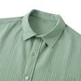 thumbnail image 5 of cllios Men's Casual Button Down Shirt Summer Wrinkle Free Short Sleeve Shirts Lightweight Beach Vacation Button up Shirts, 5 of 10