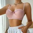thumbnail image 5 of XIYON Women's Bra Lace Underwire Push Up Bra Demi Cup Smooth T Shirt Bra For Female Comfortable Adjustable Straps Support Breathable, 5 of 9