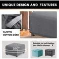 thumbnail image 6 of Vireellx Ottoman Covers Slipcover 18 x 18/20x20/36 x 36 in Ottoman Covers Protector for Footrest Foot Stool Furniture Stretch Comfortable with Elastic Bottom, 6 of 8