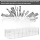thumbnail image 3 of unbranded Caja Organizadora De Cargadores Y Cables Transparente Con Compartimentos Para Oficina Y Hogar, 3 of 8