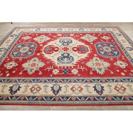 Geometric Kazak Pakistan Wool Area Rug Handmade Living Room Carpet 9x11 Walmart Canada