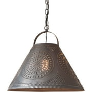 Homestead Shade Light with Chisel in Kettle Black