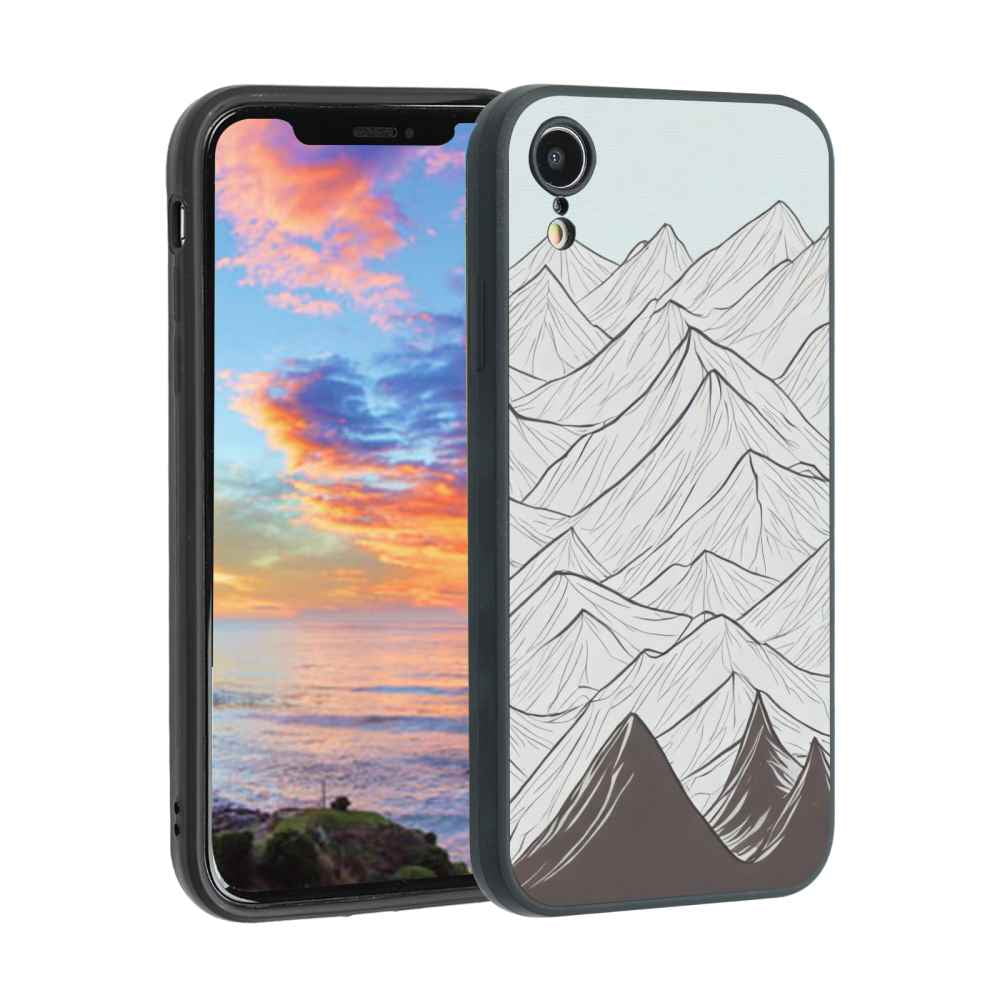Mountains111-234 Phone Case, Degined for iPhone XR Case Men Women