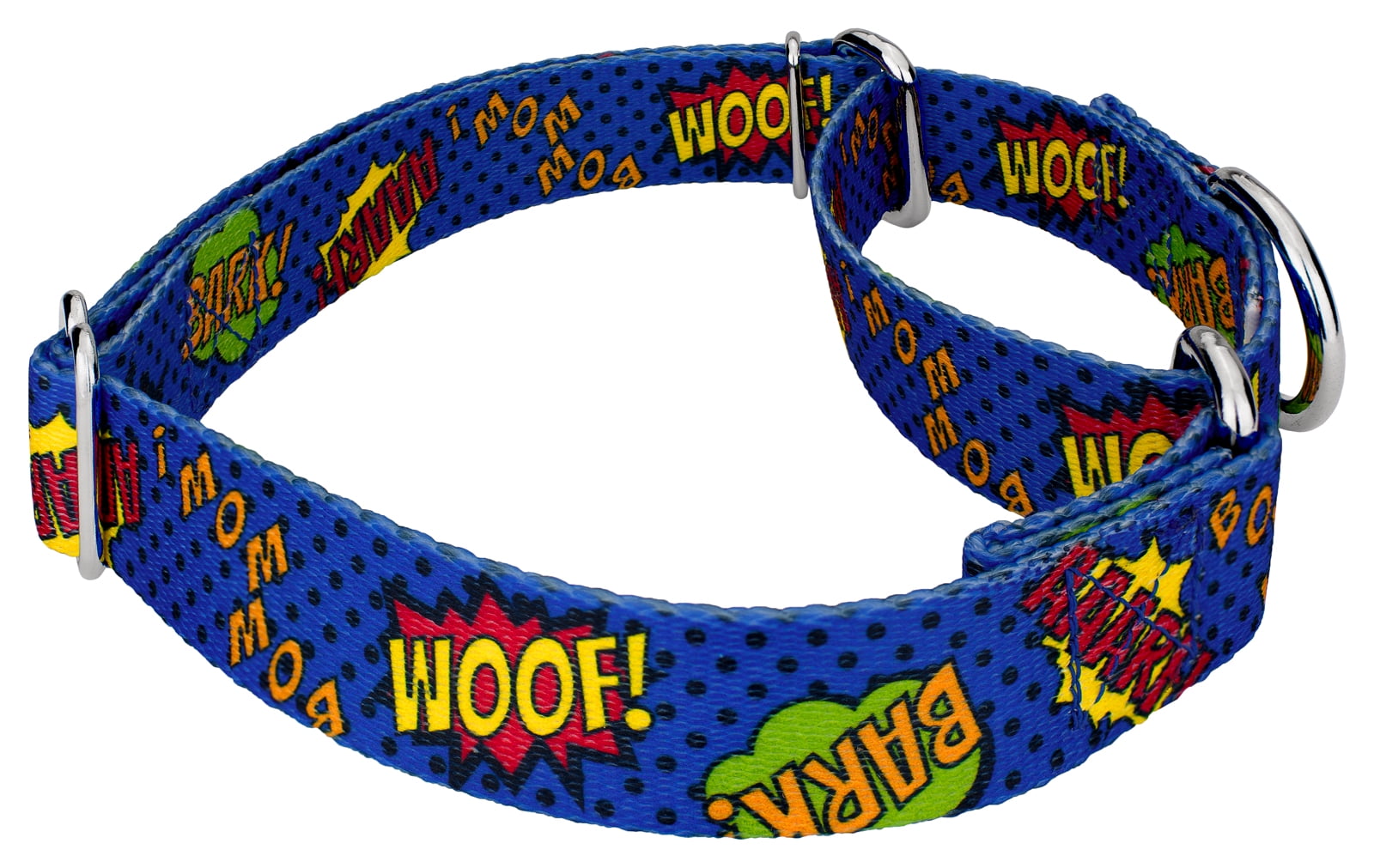 Country Brook Petz® Blue Super Dog Martingale Collar and Leash, Extra Large