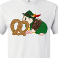 thumbnail image 4 of Inktastic Cute Hedgehog with Pretzel T-Shirt, 4 of 5