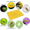thumbnail image 5 of Best Value 50Pack 6×8in Dual-Sided Yellow Sticky Traps, Non-Toxic Insect Boards Catch Gnats Whiteflies Aphids Thrips Leafminers, Comes with 50 Mount Twist Ties for Indoor Outdoor Plants, 5 of 7