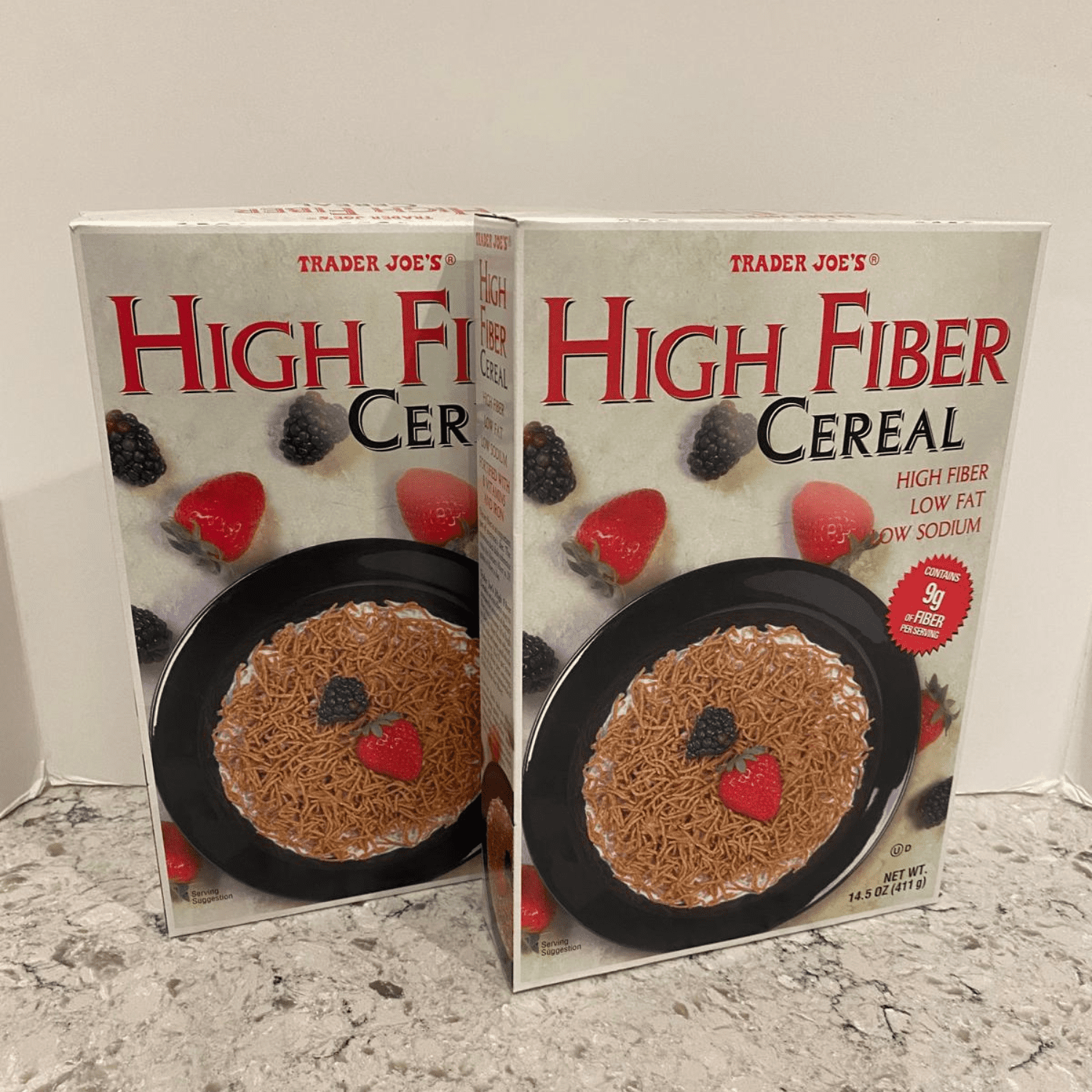 Trader Joe's High Fiber Breakfast Cereal, Low Fat, 14.5 oz