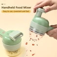 thumbnail image 3 of Yeacher Vegetable Chopper 4 in 1 Handheld Electric Food Chopper Set Wireless Vegetable Cutter Set with USB Powered for Garlic Chili Onion Celery Ginger Meat, 3 of 8