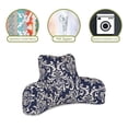thumbnail image 6 of Majestic Home Goods Reading Pillow French Quarter Navy, 6 of 6