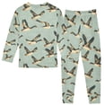 thumbnail image 2 of joogoo Ducks Flying 2 Piece Long Sleeve Tee and Pants Cotton Pajama Set 4T, 2 of 7