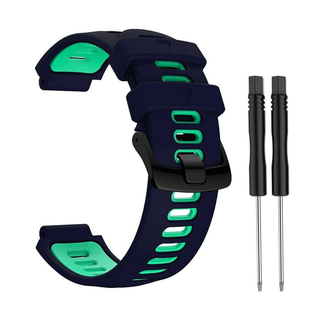 Silicone Watch Band Compatible With Gar Min Forerunner 735XT 235Lite 230 220 Includes Two Tool