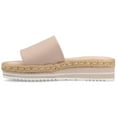 thumbnail image 4 of Journee Womens Rosey Wedge Heel Espadrille Sandals, Widths Available, 4 of 9