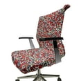 thumbnail image 6 of Ambesonne Vintage Cherry Office Chair Cover Stretchable High Back, Repeating Berries, Ruby Pale Maroon and Green, 6 of 6
