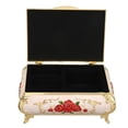thumbnail image 3 of Vintage Jewelry BoxVintage Jewelry Box Rectangular Metal Box Trinket Box Expertly Crafted, 3 of 5