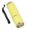 thumbnail image 4 of Lámpara de uñas con forma de linterna, secador de uñas LED portátil para salón de casa, herramienta para manicura, fijación de diamantes de imitación, color amarillo, 4 of 14
