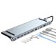 thumbnail image 1 of 2003 11 in 1 Type-C Docking Station Portable USB Hub Adapter Multi-port USB-C Converter Supports 4K / 30Hz, PD 100W Fast Charging, 1 of 5