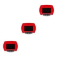 thumbnail image 3 of Soidarity Contador de pasos electrónico para caminar con pantalla LCD Contador de calorías Pequeño podómetro digital Fitness Jogging Rojo 3piezas, 3 of 6