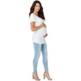 thumbnail image 4 of Sofia Jeans by Sofia Vergara Rosa Curvy Ankle Full Band Maternity Jeans, Sizes S-XXL, 4 of 6