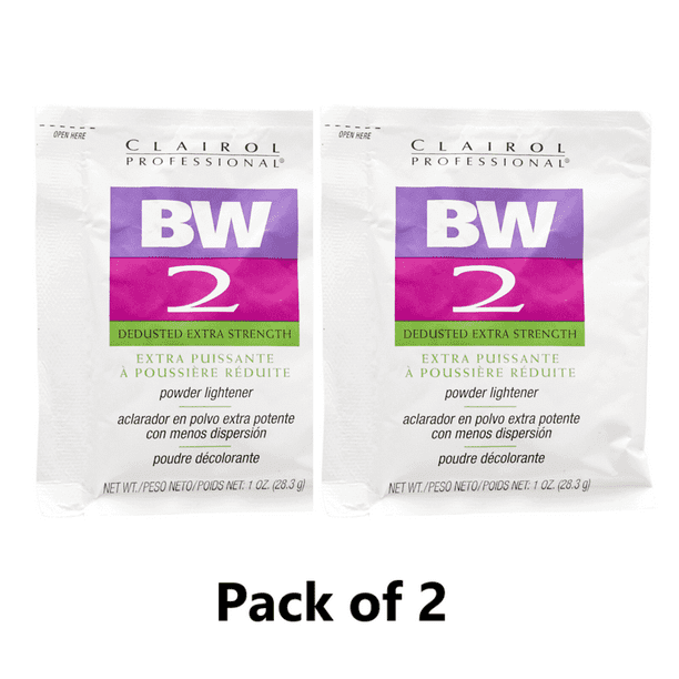 Clairol Bw2 Dedusted Extra Strength Powder Lightener 1 Oz 2 Pack Walmart Com Walmart Com