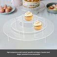 thumbnail image 6 of STRANDCHIC 1Set Acrylic Cake Pedestal Stand Perfect for Buffet Tables, 6 of 6