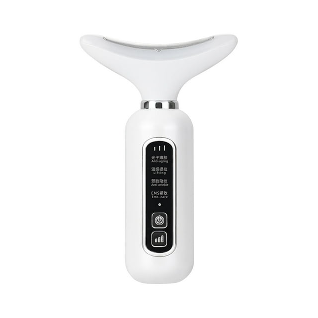 Face and Neck Care Neck Beauty Instrument Vibration Lifting and Tightening Beauty Instrument Photon Rejuvenation Neck Wrinkle Removal Instrument Light Wrinkle