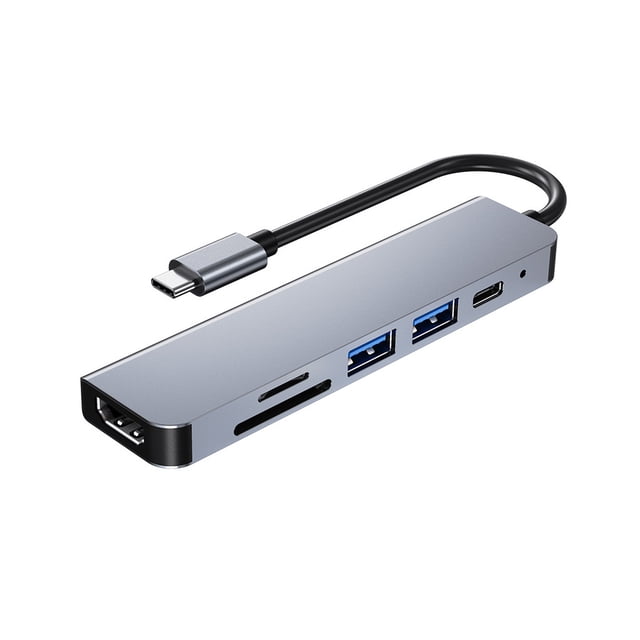 Sidaley Divisor compatible con Adaptador USB3.0 Hub Estación de acoplamiento externa portátil Pantalla de computadora Proyector Electrónica