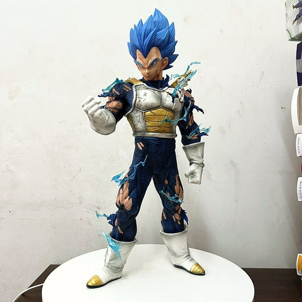 Bandai 46cm Figure Anime Dragon Ball Z GK Super Saiyan Vegeta Action Figure PVC Collection Statue Figurine Doll Toy Fivean unisex