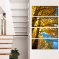 thumbnail image 1 of Bright Yellow Autumn Tree - Oversized Landscape Canvas Art, 1 of 3