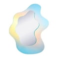 thumbnail image 3 of Wavy Acrylic Mirror Retro Mirror Frameless Decorative Mirror Vanity Mirror Wall, 3 of 7