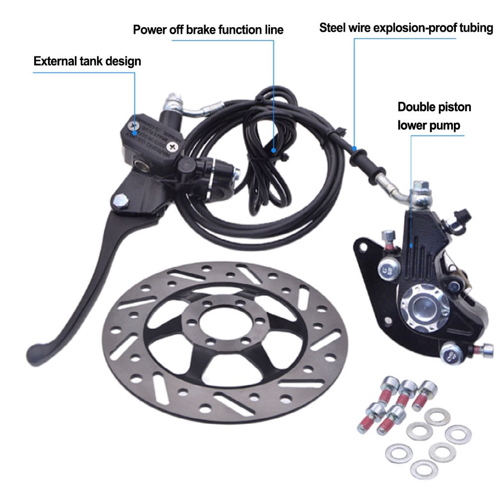 E-Bike Hydraulic Disc brake Set folding Electric Bicycle Power Cut Off Braking