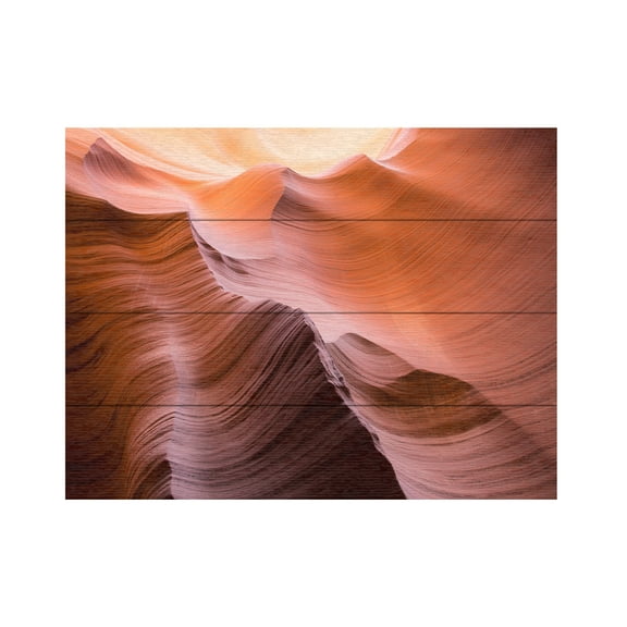 Trademark Fine Art 'Smooth II' Wooden Wall Art Art by Moises Levy