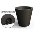 thumbnail image 6 of Algreen Olympus 26" Self-Watering Planter, 100% Recycled Black Resin, 6 of 6