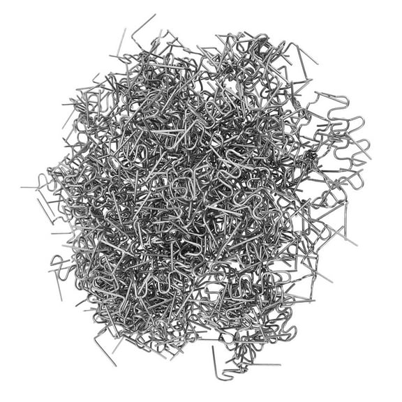 100 Pcs Car Awning Car Window Awning Car Bumper Repair 1.50X0.08X0.08CM Silver