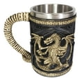 thumbnail image 3 of Skeletal Ossuary Ghost Dragon Overlord Large Beer Stein Tankard Coffee Mug Cup, 3 of 7