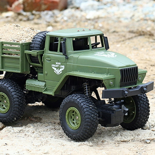 Rc JJRC 1/18 2.4Ghz 4WD Vehicle RC Car Electric Six Wheel Simulated Truck Model Toy