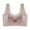 Pink, variant on Busydd Plus Size Bras for Women for Large Bust Supportive Push Up Bra No Underwire Lace Bralettes for Women Comfy Breathable Wireless Everyday Bras