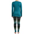 thumbnail image 2 of ClimateRight by Cuddl Duds Women's 2-Piece Brushed Comfort Warm Long Underwear Top and Legging Set (AE), 2 of 3