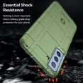 thumbnail image 2 of Dteck for Samsung S21 FE Case, Military Grade Shockproof Galaxy S21 FE Case, Heavy Duty Drop Protective Samsung Galaxy S21 FE Phone Case, Anti-Scratch Tough Slim TPU Bumper Phone Cover-Black,Green, 2 of 7