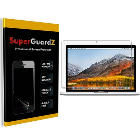 [3-Pack] For MacBook Pro 13 inch  (2016-2018) - SuperGuardZ Ultra Clear Screen Protector, Anti-Scratch, (Best Way To Clean Macbook Pro Screen)