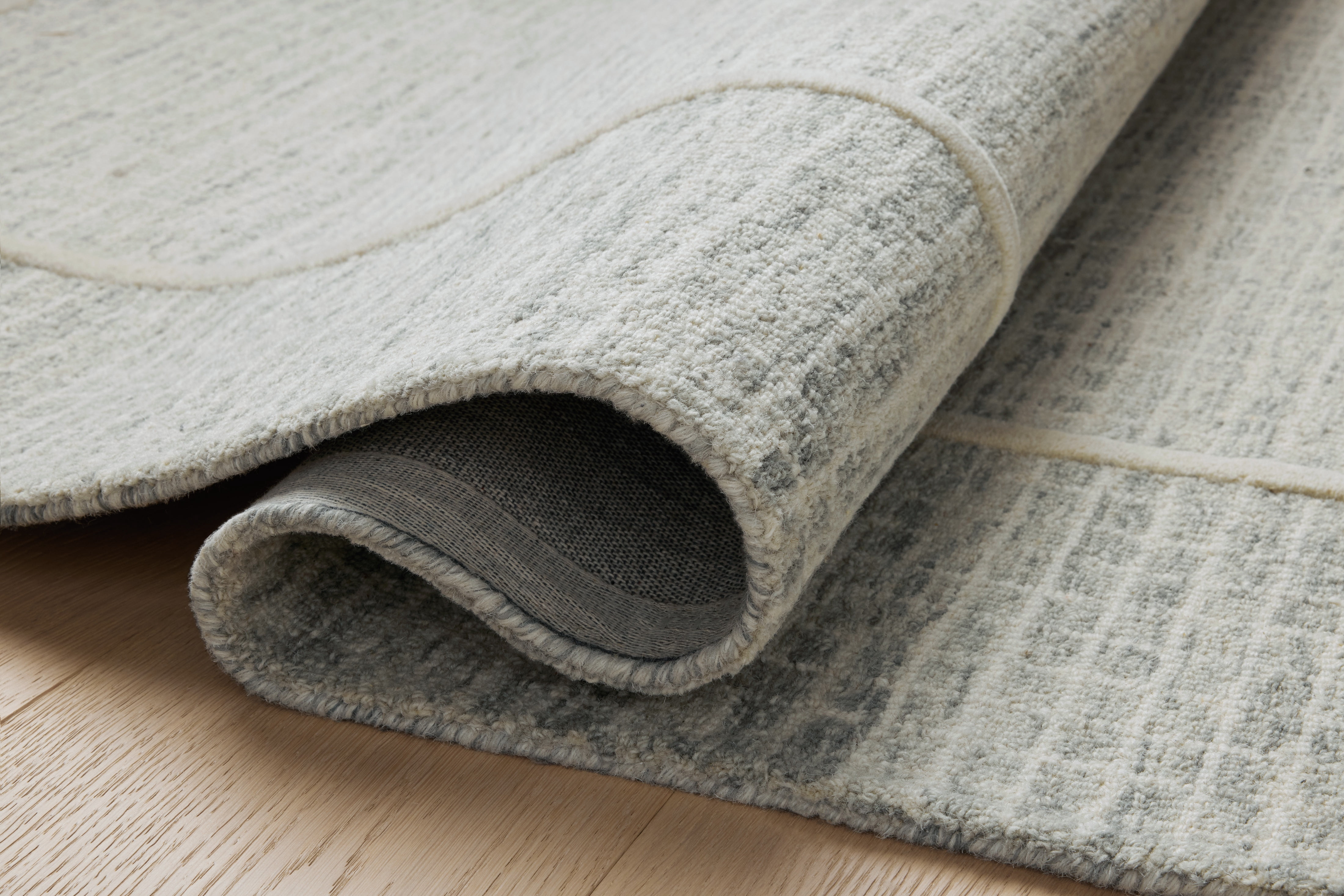 Chris Loves Julia x Loloi Briggs Mist / Ivory 2'-3" x 3'-9" Accent Rug