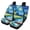 Boat Landscape Print, variant on Uourmeti Camouflage Car Seat Cover 3 Pieces Rear Bench Covers Automobile Interior Decorate Accessories Comfortable Suitable for Most Sedans Trucks