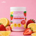 thumbnail image 3 of Wellah Electrolytes Powder (Strawberry Lemonade) 50 Servings - Hydration Drink Mix, 7 Vitamins & Minerals, Zero Sugar, 3 of 7