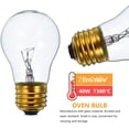 thumbnail image 4 of 2PCS E26 40W Oven Bulb Replacement Oven Bulb Holding Cabinet Microwave Bulb, 4 of 8