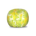 thumbnail image 1 of Jungle Storage Toy Bag Chair, Monstera Leaf Branches Hibiscus Flowers Hawaiian Caribbean Summer Art, Stuffed Animal Organizer Washable Bag, Large Size, Yellow Lime Green Ivory, by Ambesonne, 1 of 3