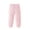 Pink, variant on FAIWAD Kids Plush Lounge Pants Elastic Waist Cable Knit Fleece Pants Boys Girls Soft Fall Winter Wear
